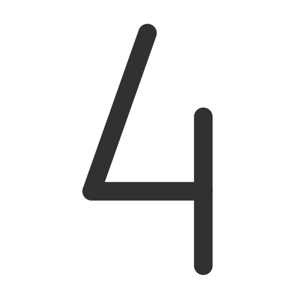 NumberFour Svg File