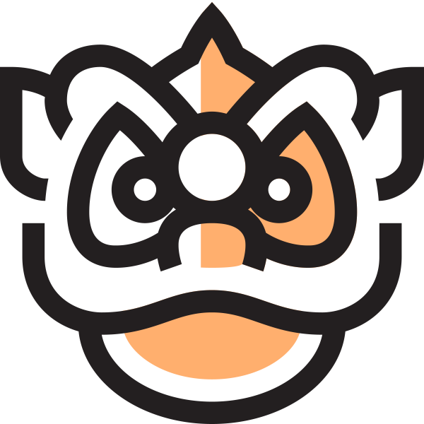 Chinese Lion Svg File