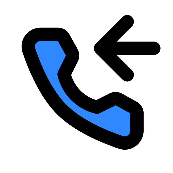 Phone Incoming One Svg File