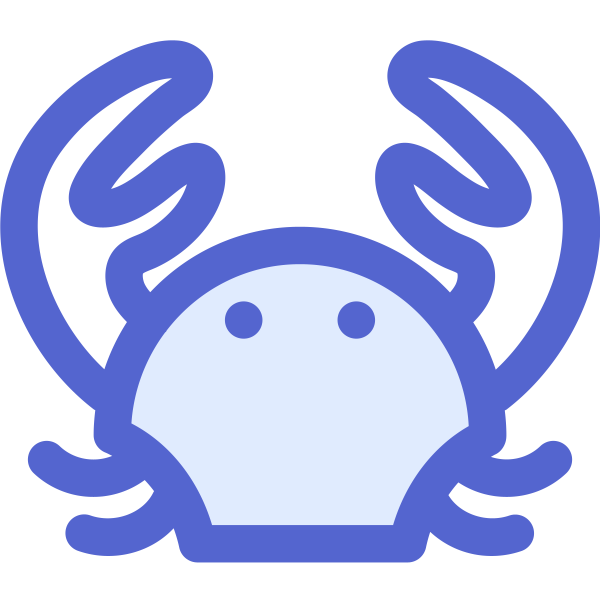 Sharp Icons Crab Svg File