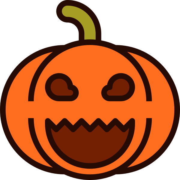 Emoji Pumpkin Halloween 23 SVG File Svg File