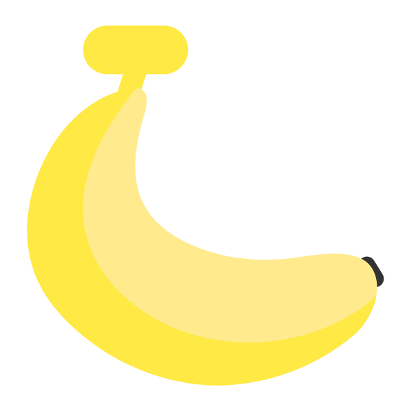 面性香蕉 Svg File