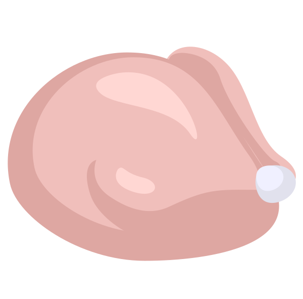 鸡肉 Svg File