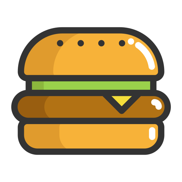 汉堡包Burger1 Svg File
