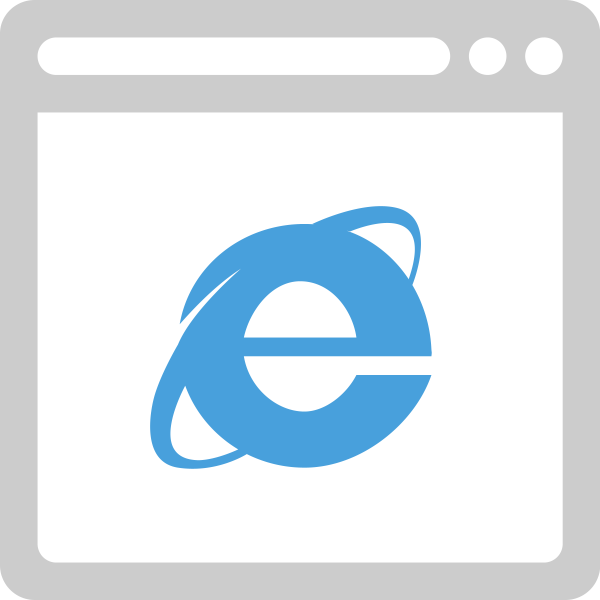 Browser I Explorer Svg File