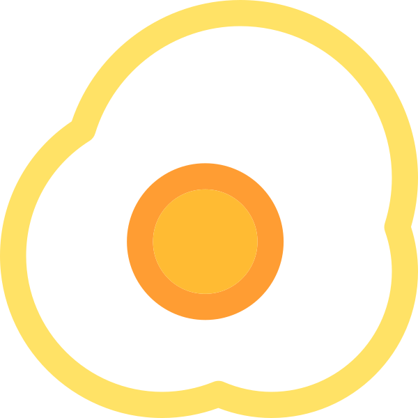 Icon Egg Coloured Svg File