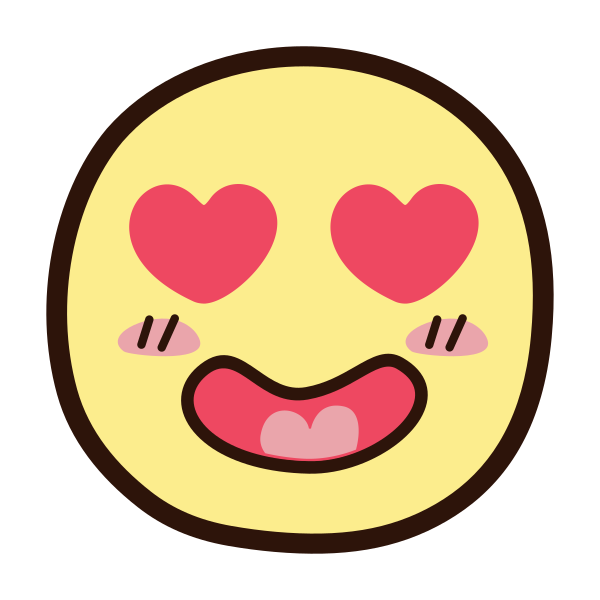 Smiling Face With Heart Eyes SVG File Svg File