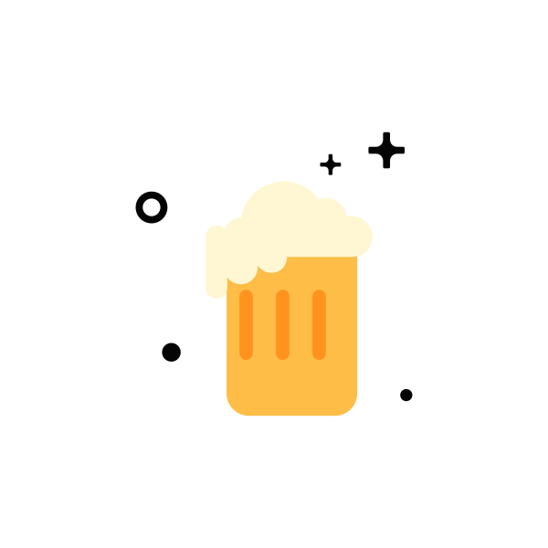 一杯啤酒 Svg File