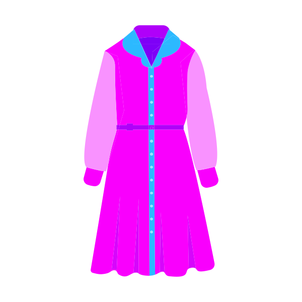 太平鸟女神节服装系列中长裙 Svg File