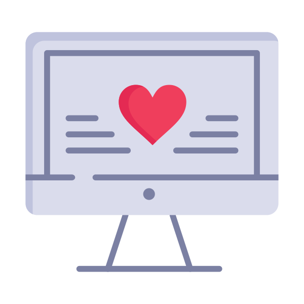 Computer Day Heart Svg File