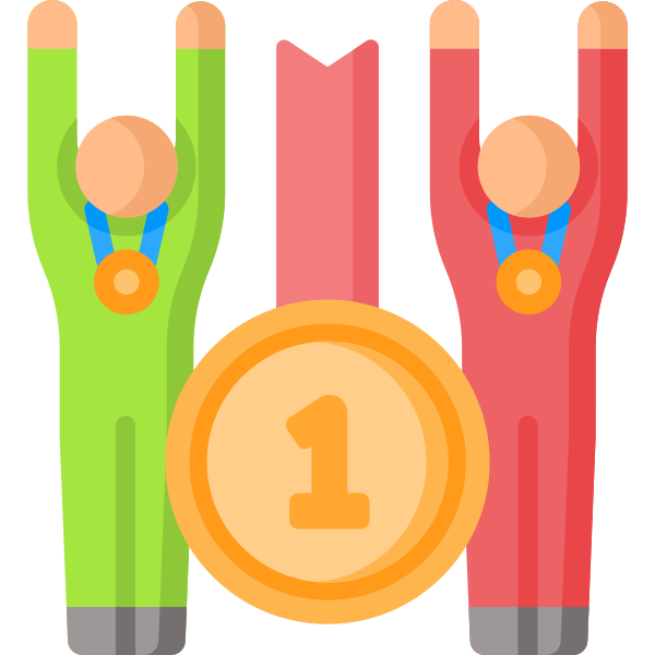 Two Winners Medal Svg File