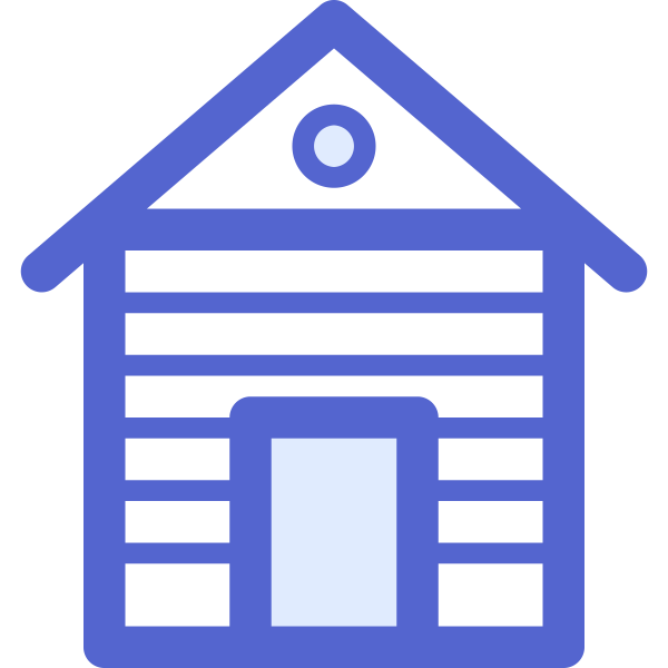 Sharp Icons Wooden House Svg File