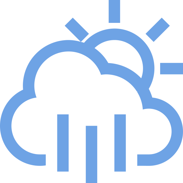 CloudSunRain Svg File