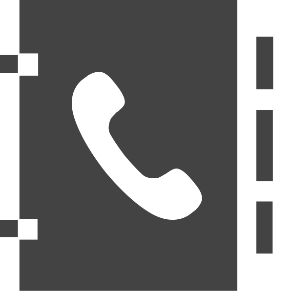 siglyphcontactbook Svg File