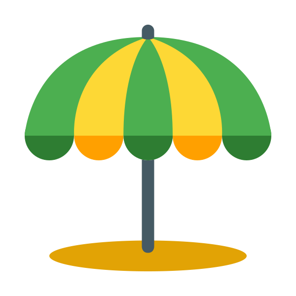 Beach Umbrella Svg File