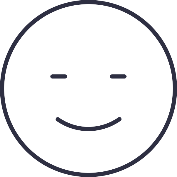Calm Calm Emoji Calm Icon SVG File Svg File