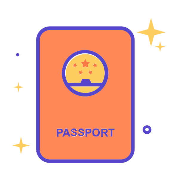 Passport SVG File