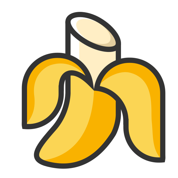 香蕉好甜好鲜 Svg File