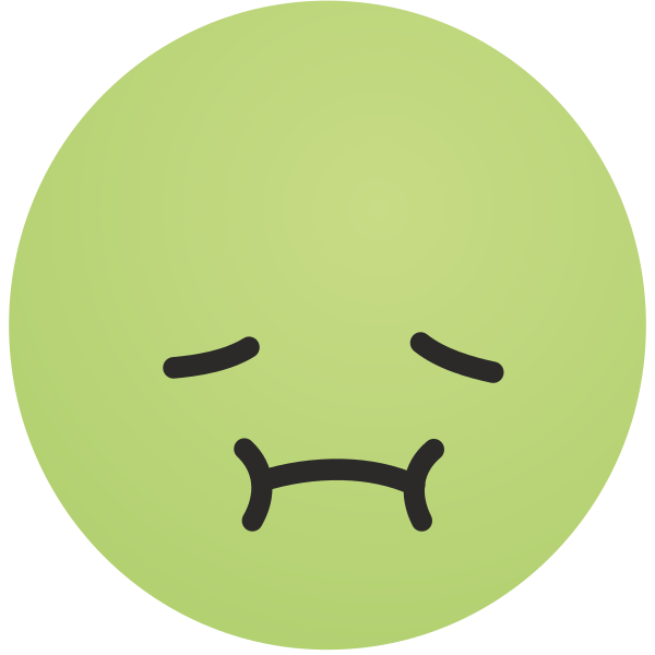 Emoji Emotion Face Feeling Puke SVG File Svg File