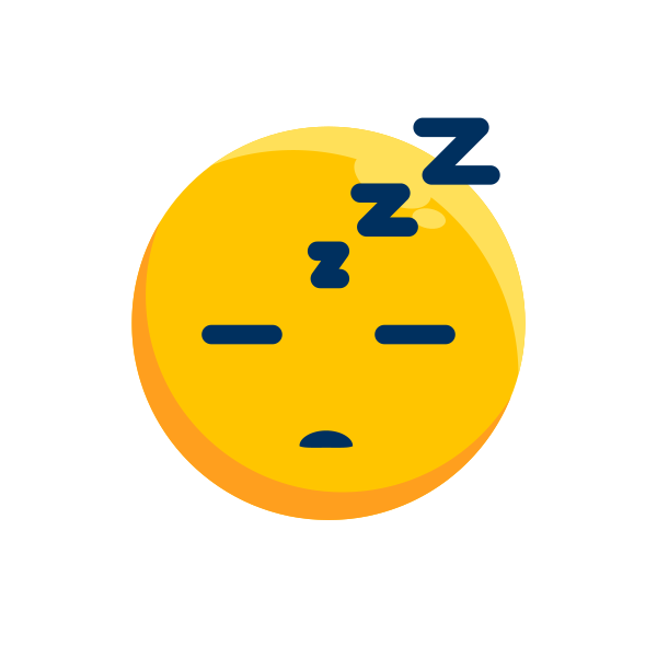 Emoticon Emotion Expression Sleep Smile SVG File Svg File