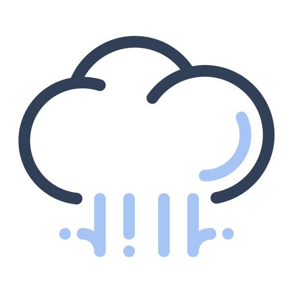 大雨 Svg File