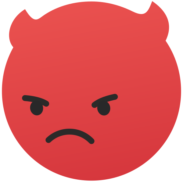 Angry Emoji Dislike Expression Emoticons SVG File Svg File