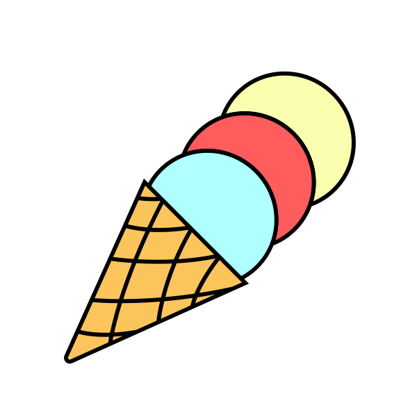 食物冰淇淋 Svg File