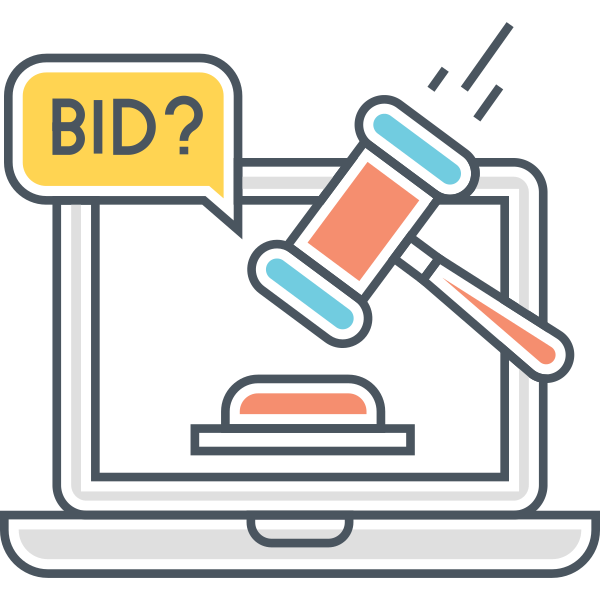 Online Auction Svg File