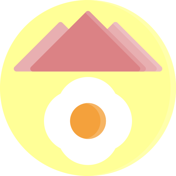 Breakfast Egg Fastfood Svg File