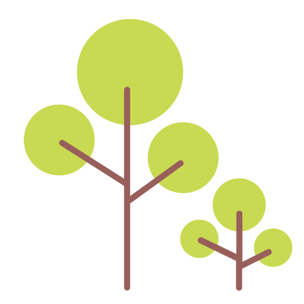 Green Nature Round Tree 2 Svg File