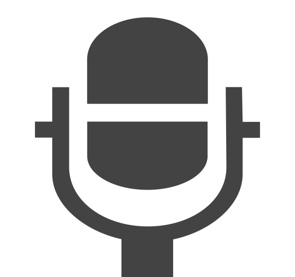 siglyphmicrophone2 Svg File