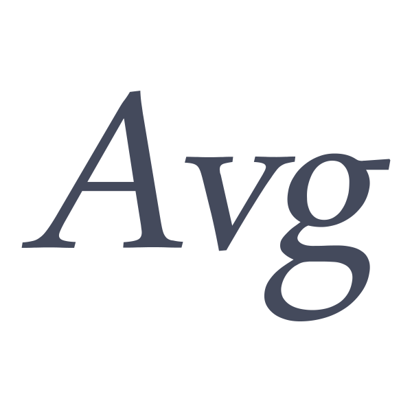 平均值 Svg File