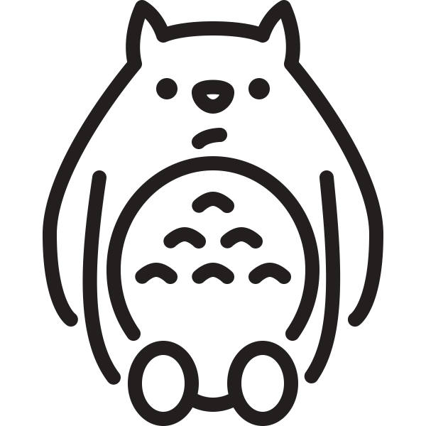Totoro Svg File