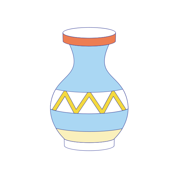古典花瓶 Svg File