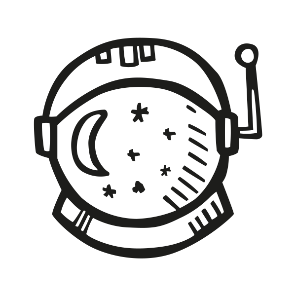 Astronaut Helmet Svg File