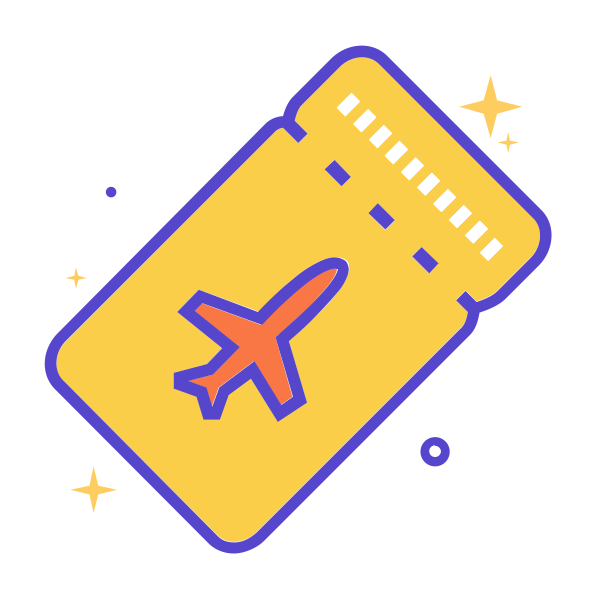 Air Ticket SVG File