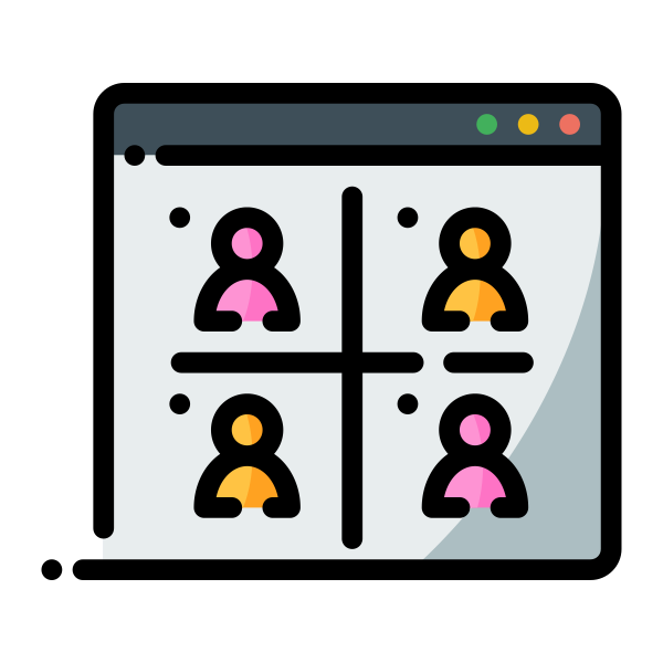 Online Meeting Discussion Communication Svg File