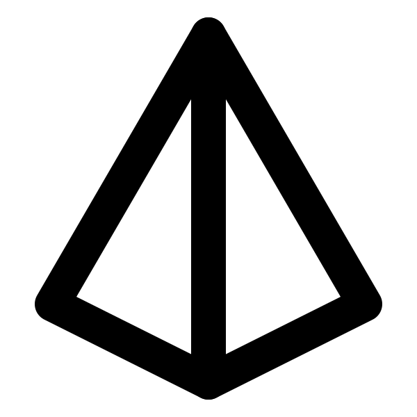 Triangular Pyramid Svg File