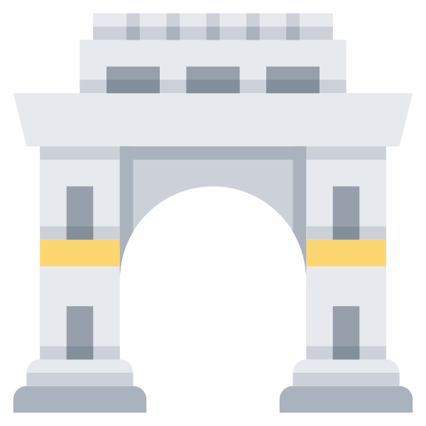 Arch Building Landmark Svg File