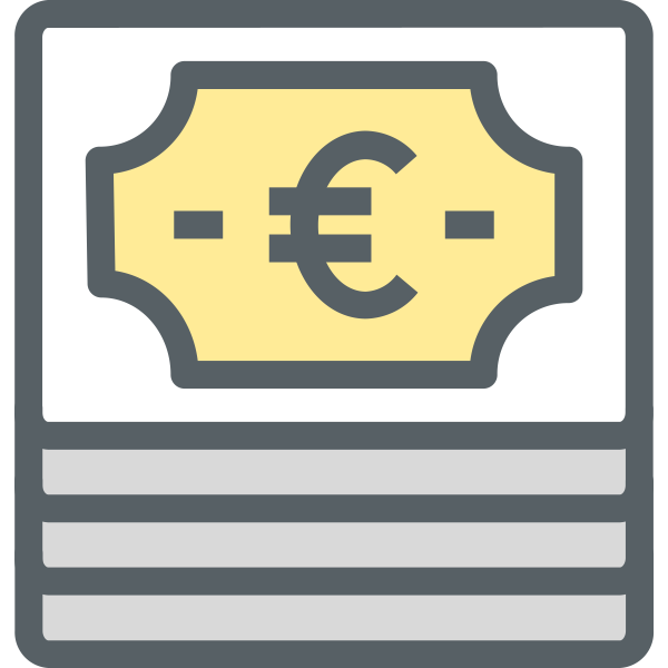 Euro Bills Svg File