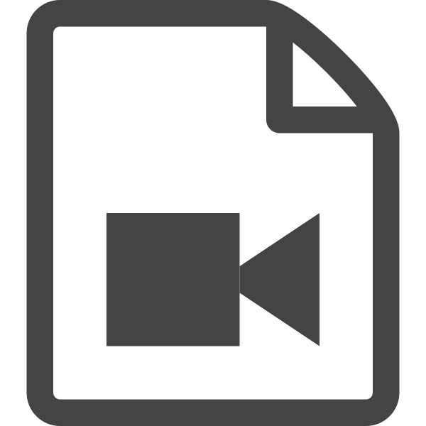 File Video Svg File