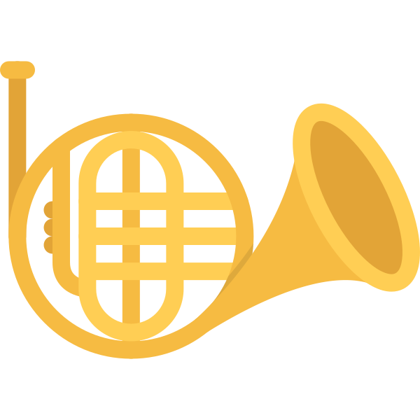 French Horn Svg File