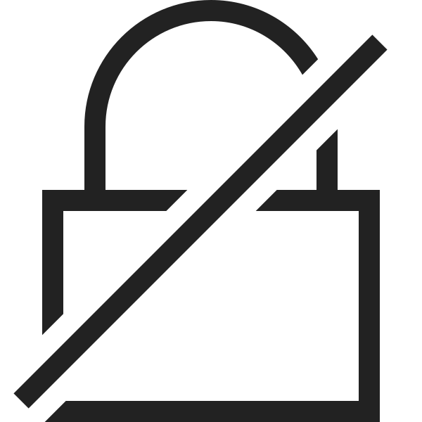 Ban Lock Padlock Protection Security Alert Svg File