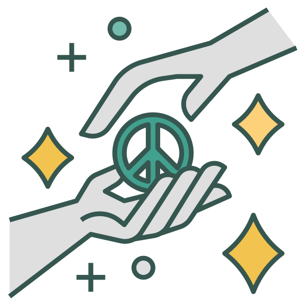 Peace Friendship Give Svg File