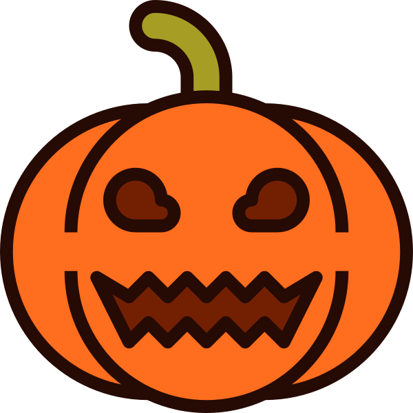 Emoji Pumpkin Halloween 3 Svg File
